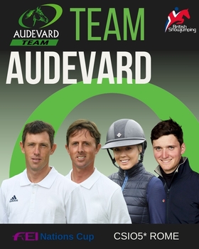 British Showjumping’s Team Audevard announced for CSIO5* Rome FEI Nations Cup